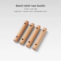 4pcs Atornillador De Cuerda Antideslizante Para Ojo De Awning Accesorios De Camping Equipamiento De Tenda Cierre De Madera De Bajo - details 11