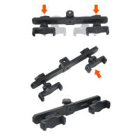 Soporte Universal Para Móvil Con Dos Barras Cruzadas Ajustables Accesorio Multifuncional Para Tripie De Grabación De Vídeo Y Streaming - details 4