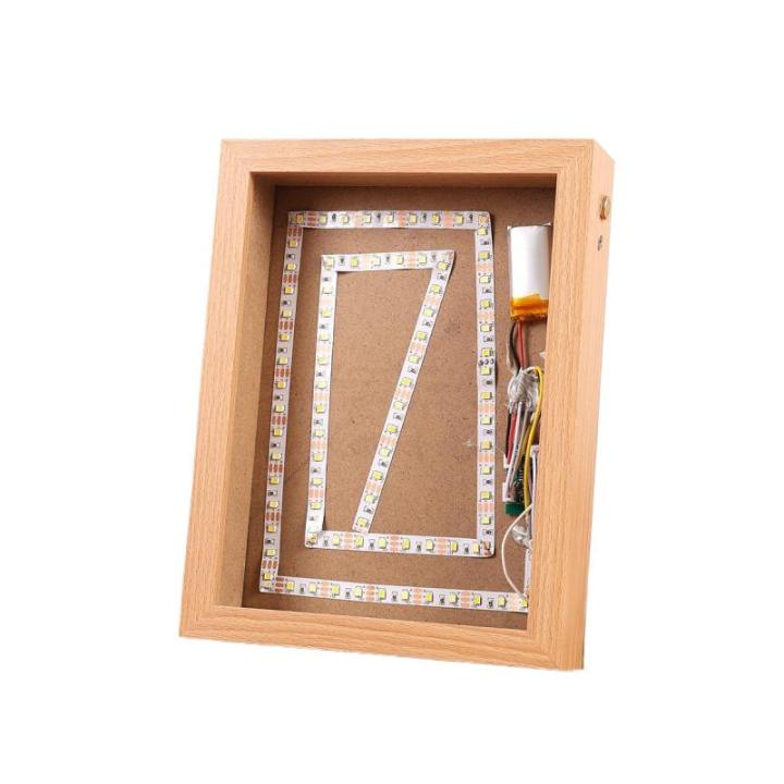 Set De Transformación Luz Mágica Dibujo a Acrylic LED Lightbox Marco De Fotos Decoración Moderna Para El Hogar