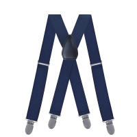 Suspenders Ajustables Para Hombres Y Mujeres 2.5cm X-Back 4 Clips Cinturones Elásticos Para Camisa Y Pantalones Regalo Para Padre Y Esposo - details 5
