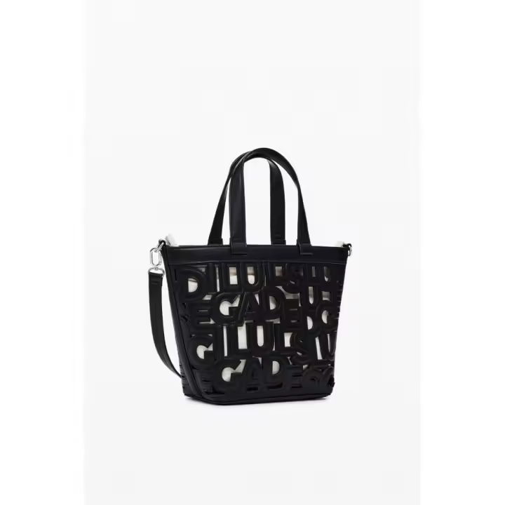 Bolsos sport de mujer DESIGUAL AXPBN_2000 BOLSO CALADO BLACK 35218 25V - 1