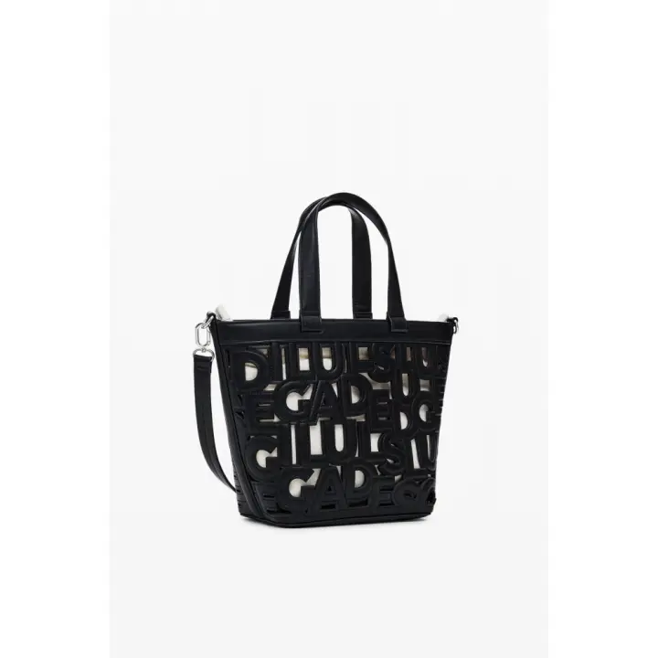 Bolsos sport de mujer DESIGUAL AXPBN_2000 BOLSO CALADO BLACK 35218 25V - 1