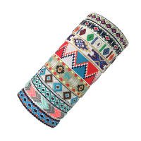 Nuevo Set De 10 Pulseras Punk Clásicas Y Bohemias Para Parejas Unisex Estilo Étnico Geométrico Sin Metálicos Ni Cierres - details 9