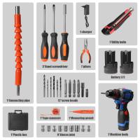16.8V Rechargeable BrushlessElectric Drill Cordless Screwdriver Power Tools Set Household Maintenance Repair Rechargeable Lithium Battery - details 7