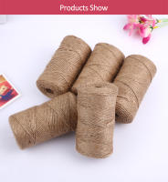 Cuerda De Jute Natural 100M 1mm 2mm 3mm Para Empaques De Regalos Eventos Navideños Y Fiestas Cordón De Henequén Ecológico De Alta Tenacidad - details 1