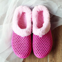 YRZL Pantuflas De Invierno Para Hombres Y Mujeres Zapatos Casuales No Friccionantes De Algodón Antideslizantes Para El Interior Del Hogar - details 4