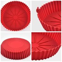 Silicona Air Fryer Fundas De Olla Repuesto Para Papel Encendido Alimentos Accesorios De Horno Reutilizable Bandeja De Hornear - details 7