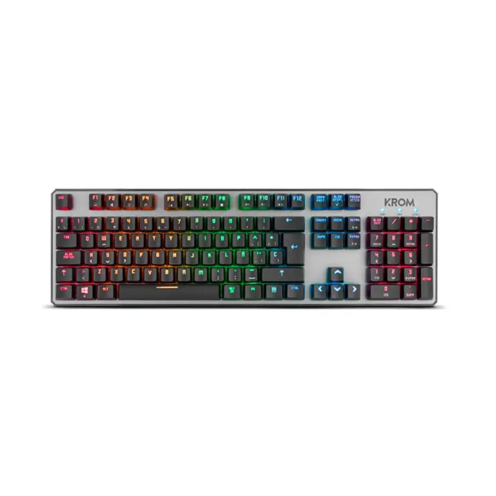 TECLADO GAMING KROM KERNEL USB RETROILUMINADO MECANICO NEGRO - 1