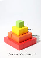 Bloques De Construcción De Madera Coloridas Para Niños Cubos De Madera Para Aprender Formas Y Colores Juguete De Pilastra Para Bebés Y Niños - details 7