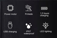 Epilador Recargable Para Hombres Afeitadora De Cuerpo Piel Sensible Bikini Axila Armpita IPX7 Eléctrica Peluca Rápida Y Painless - details 1