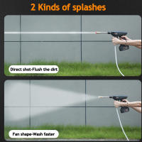 30000mAh 60Bar High Pressure Car Washer Gun Rechargeable Car Washing Gun Electric Water Gun Foam Machine for 21V Makita Battery - details 1