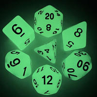 Juego De Dados Poliedros Luminosos Para D&D Juegos De Rol Y Otros Juegos Perfecto Para DND Juego De Dados Poliedros Brillantes En La Oscuridad - details 9