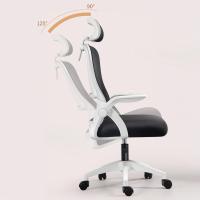 Silla de Oficina, para Gaming, Escritorio Ergonómica con Reposacabezas, Ajustable y con Soporte Lumbar | Respaldo de Malla Transpirable | Reposabrazos Abatibles de 90° | Giratoria 360° (Blanco) - details 1