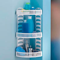 Estanteria Rinconera de Plástico ABS de baño Blanco Toyma - details 5
