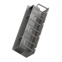 Soporte para Pendientes de dientes, estante sin Perforaciones, montado en la comparación, de Espacio Ahorro, colgador de Pendientes de dientes Eléctrico, accesorios de baño, Gris, 4 - details 2