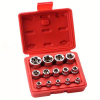 Juego De Destornilladores Torx E-TORX Premium 14 Piezas Juego De Fijación Torque1 Juego De Destornilladores Externos E4 E5 E6 E7 E8 E10 E1 Acero Cromo Vanadio - details 4