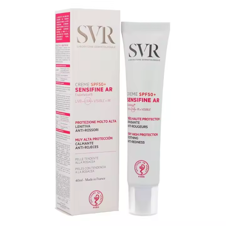 SVR Crema Sensifine AR SPF 50+, Protección Solar y Calma de la Piel - 1