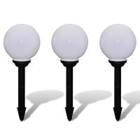 vidaXL Lámparas de camino de jardín 3 uds LED 20 cm con pincho - details 1