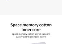 Almohada De Espuma De Memoria Para Dormir Orthopedic Slow Rebound Forma De Mariposa Alivio De Cuello Suave Relajante Estirador Cervical - details 14