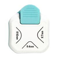 Mini Cortador De Esquinas 3 En 1 Duradero Para DIY Papel Tarjetas Scrapbooking Con Punch Redondeador R4/R7/R10mm - details 3