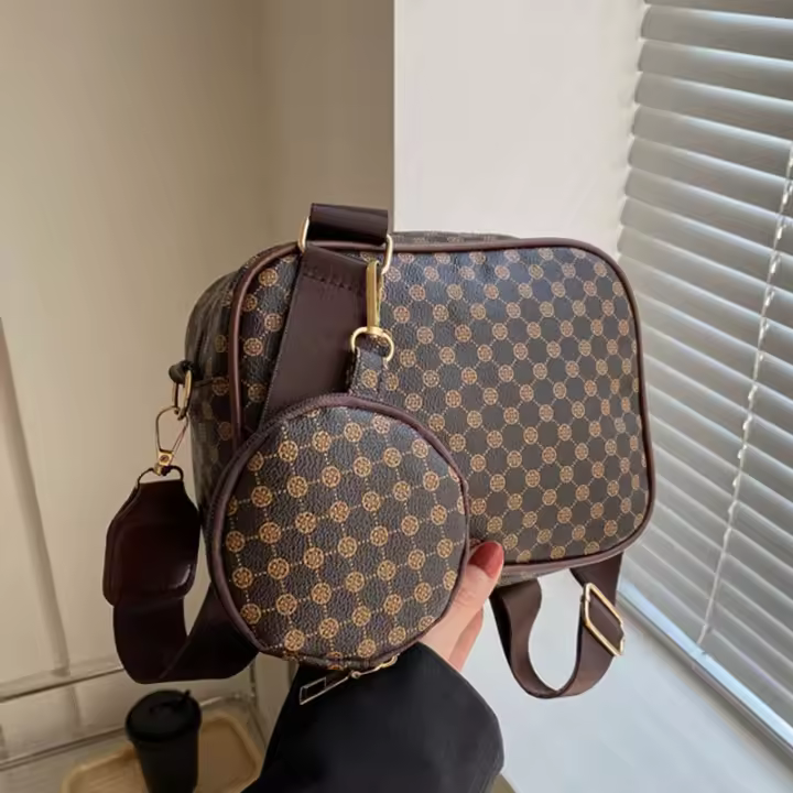 Bolso De Hombro Para Mujer Estilo Casual Con Correa Extranjera Textura Sencilla Y Moderna Pequeño Bolso Cruzado Diagonal - 1