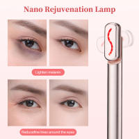 Dispositivo De Levantamiento Facial EMS Microcorriente Con Lámpara Roja Y Masajeador De Ojos Y Cuello Para Rejuvenecimiento De Piel Y Antiarrugas Recargable USB - details 6