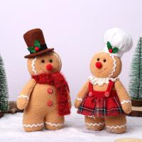 Nueva Figura De Navidad 2024 Muñeco De Galleta De Azúcar En Resina Decoración Europea Y Americana Adorno De Peluche En Miniatura - details 3