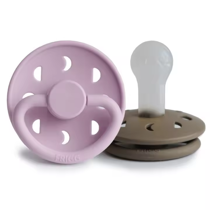 Friggem Chupete Block Silicona Moon Phase 0 Meses 2 Unidades - 1