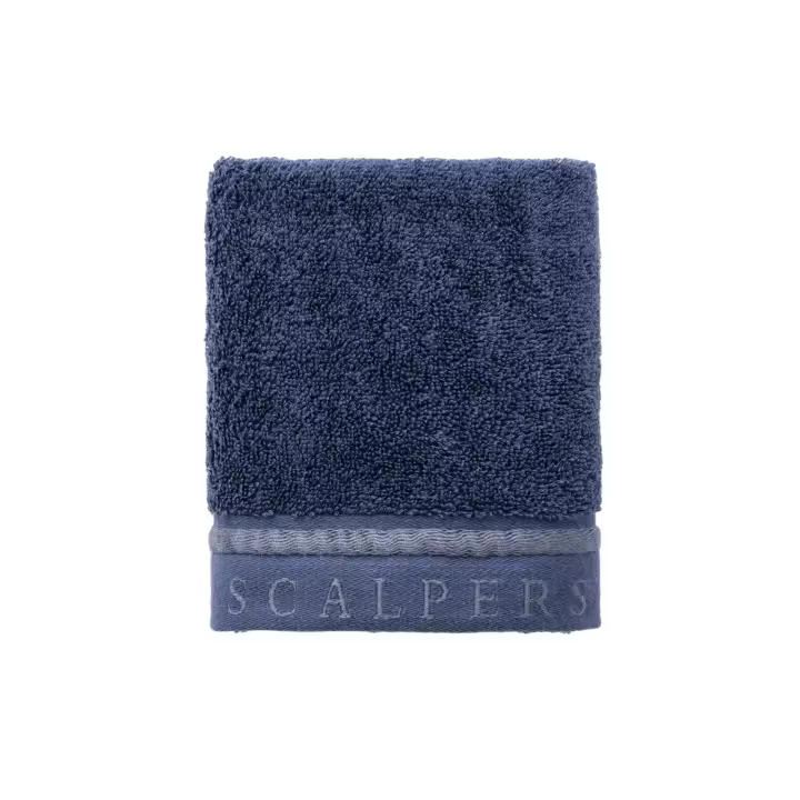 Scalpers Home Toalla de tocador 30x50cm en algodón blanco con rayas - 1