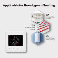 Termostato WiFi Tuya Controlador De Temperatura De Habitación Compatible Con Alexa Y Google Home Para Calefacción De Suelo Eléctrica Y Agua Calentador De Gas - details 1