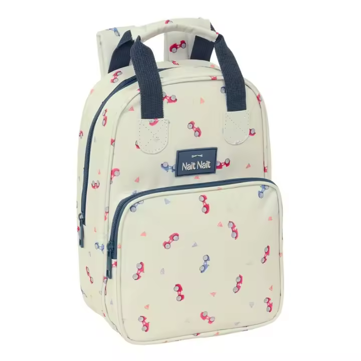 MOCHILA INFANTIL NAIT NAIT "COCHES" 20X28X8 CM (Safta 103823) - 1