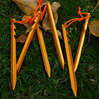 20 Pcs Palos De Tela De Camping Ligeros Y Ajustables De Aluminio 18cm Herramientas Esenciales Para Tienda De Acampar - details 3