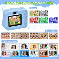 Cámara Digital Instantánea Para Niños 1080P 2.4 Pulgadas Con Impresión Térmica Juego De Fotos Y Videos Regalo Para Niños Y Niñas Educativo - details 6