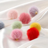 10pcs Bolas De Pelo Suave De 17mm Para DIY Colgantes De Pompom Para Joyería Cuentas Para Bolso De Llaveros Y Pendientes - details 2