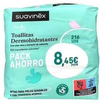 Suavinex Trio Toallitas 216U - 1