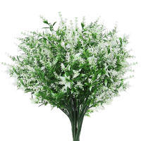 1 Pieza Flores Artificiales De Lavanda Falsa Resistente Al UV Plantas Decorativas De Plástico Para Exterior Decoración De Eventos - details 1