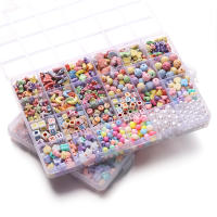 Kit De Manualidades Para Pulseras De Amistad Con 780 Piezas De Abalorios De Acrílico Y Imitación De Perla Forma De Estrella Colorida Para Creación De Joyería DIY Unisex - details 2