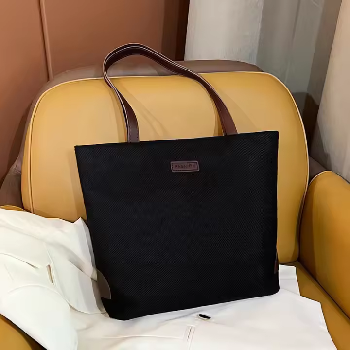 Bolso Tote de Lino para Mujer Diseño de marca de Moda Bolsa de mano de gran capacidad para - 1