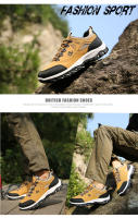 Zapatos De Senderismo Para Hombre Impermeables De Cuero Y PU Resistente Al Desgaste Para Trekking Caminar Caza Tácticos Sneakers De Exterior - details 11