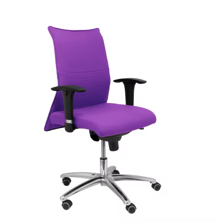 Sillón Ergonómico Piqueras Y Crespo para Visitas con Brazos Cromados y Base de Aluminio - 1