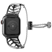Correa De Acero Inoxidable Compatible Con Apple Watch Para Mujeres Estilo Metalico Versátil Para Modelos De 38mm 40mm 41mm 42mm 44mm 45mm - details 7