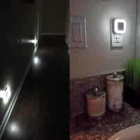 Luz Nocturna LED Cuadrada Para Cocina Armario Pasillo Escaleras Habitación Infantil Dormitorio Decoración Control De Luz Con Enchufe EU/US - details 3