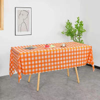 Mantel Desechable a Cuadros Rojo Y Negro Para Bodas Cumpleaños Y Fiestas Interior Y Exterior Picnic Resistente Al Agua De Plástico - details 8