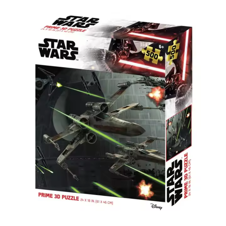 Puzle lenticular prime 3d star wars batalla 500 piezas - 1