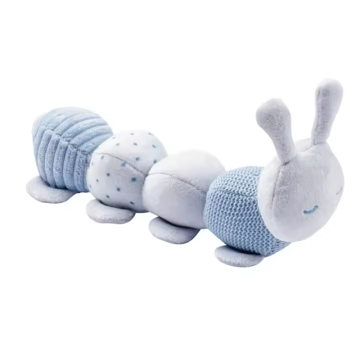 Nattou Gusano Actividades Para Bebe 100% Poliester Suave y Esponjoso - 1