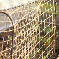 Red de soporte de Yute natural para plantas trepadoras - details 2