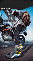 Botas De Motocicleta Ultrafinas Transpirables Antideslizantes Para Ciclismo Y Turismo Con Protección De Tornillo Material De Cuero Y Spandex - details 4
