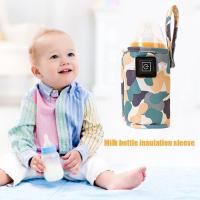 Bolsa Aislada Para Bebés Calentador De Botella De Leche USB Para Viajes Y Carritos De Bebé Seguro Para Exteriores Invierno Tamaño 120-160ml - details 0