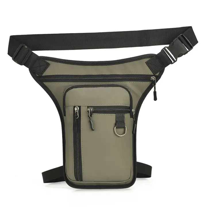 Riñonera de Pierna Abatible con Múltiples Bolsos para Exterior - 1