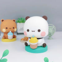 Figura De Colección De Oso Panda Kawaii Bubu Dudu Para Decoración De Coche Juguetes De Animales Miniaturas Cartoon Excitantes Ornamento Regalo Para Adultos - details 8